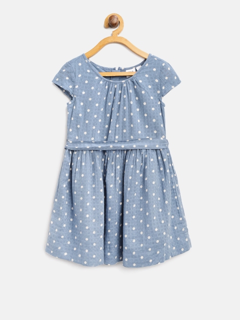 

GAP Girls Dot Tie-Belt Waist, Blue