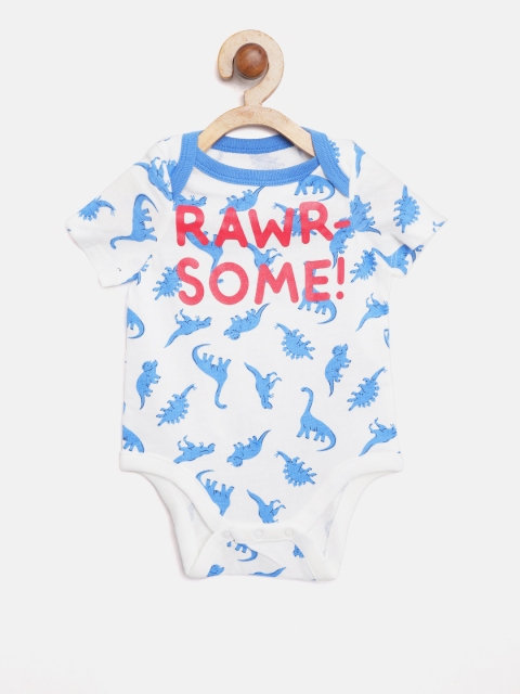 

GAP Baby Boy Short Sleeve Bodysuit, Off white