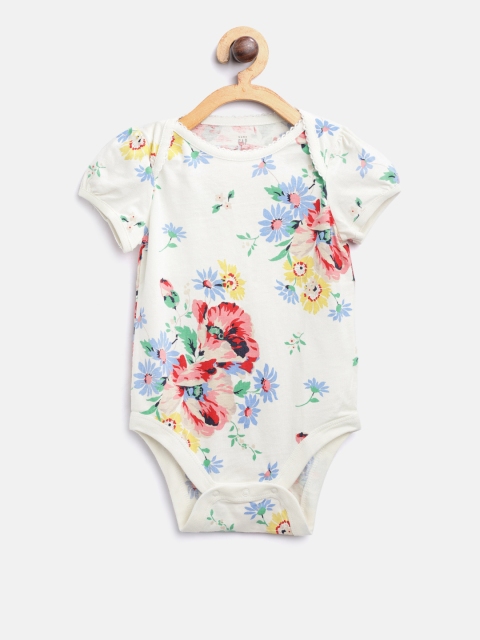 

GAP Baby Girl Short Sleeve Bodysuit, Off white