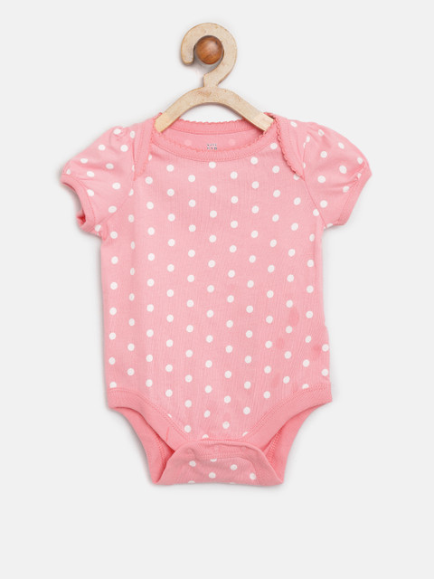 

GAP Baby Girl Short Sleeve Bodysuit, Pink