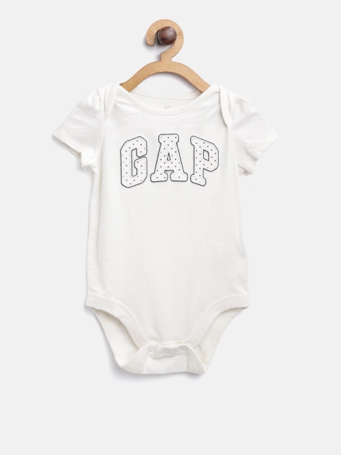 

GAP Baby Girl Short Sleeve Bodysuit, Off white