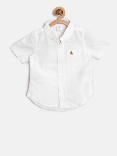 

GAP Boy Uniform Oxford Short Sleeve Shirt, White