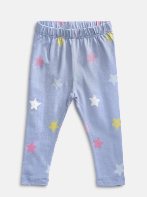 

GAP Girl Print Leggings in Stretch Jersey, Blue