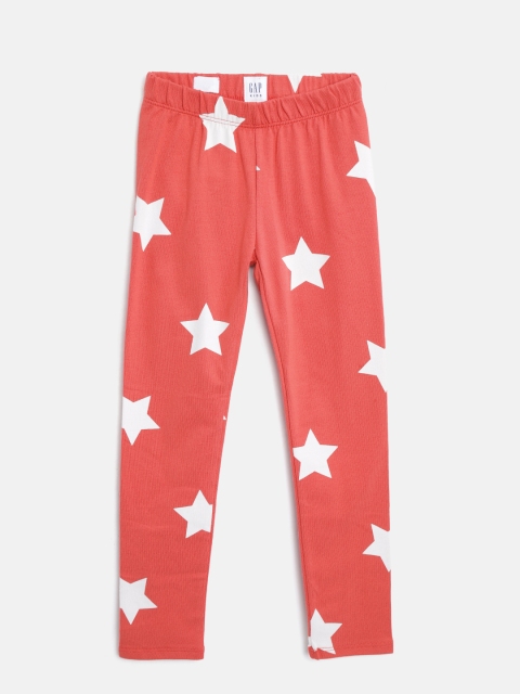 

GAP Girls GapFit Kids Stripe Leggings, Red
