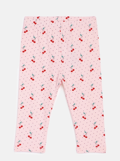 

GAP Baby Girls Pink Printed Leggings