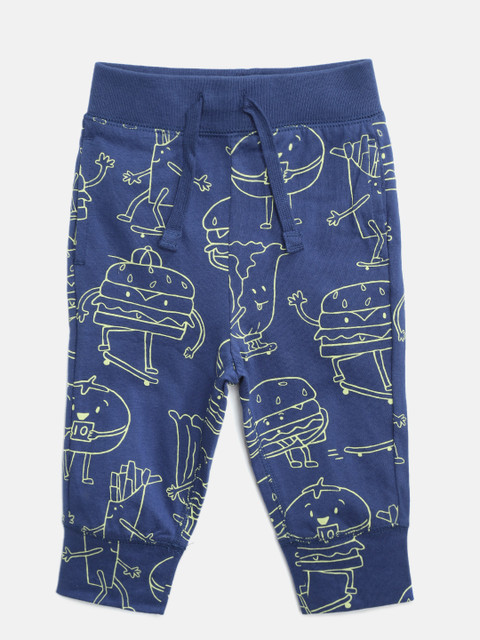 

GAP Baby Boy's Print Pull-On Pants, Navy blue