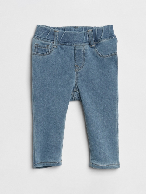 

GAP Baby Girl Pull Pant, Blue