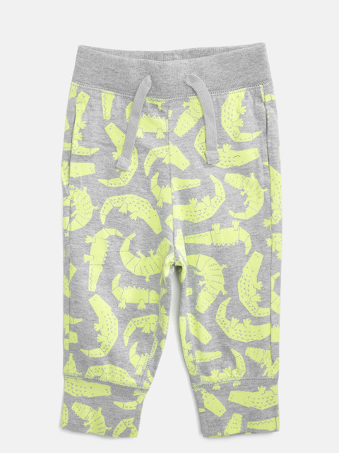 

GAP Baby Boy's Print Pull-On Pants, Grey melange