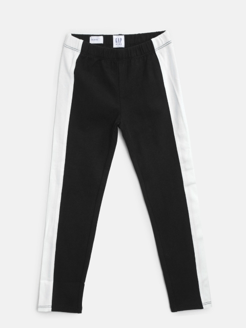 

GAP Girls GapFit Kids Stripe Leggings, Black