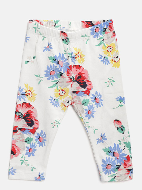 

GAP Baby Girl Print Leggings, Cream