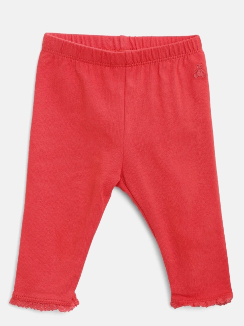 

GAP Baby Girl Lace-Trim Leggings, Red