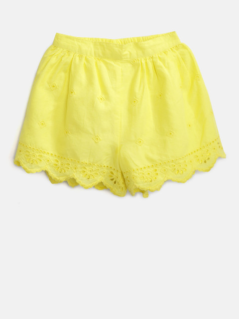 

GAP Girl Eyelet Shorts, Yellow