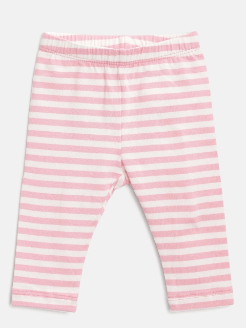

GAP Baby Girl Stripe Leggings, Pink