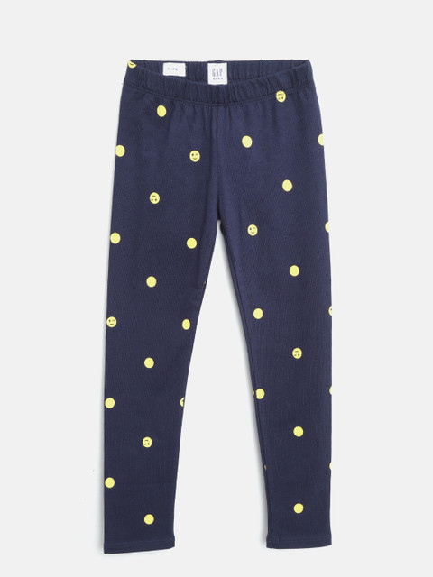 

GAP Girls Leggings in Stretch Jersey, Navy blue