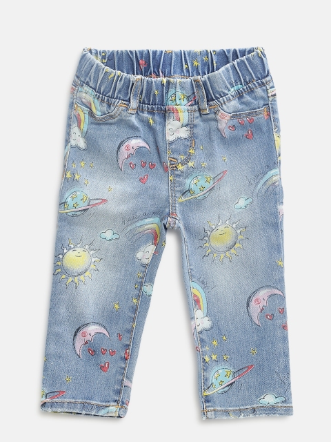 

GAP Baby Girl's Superdenim Space Jeggings In Fantastiflex, Blue