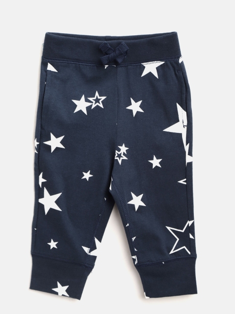 

GAP Boy Print Pull-On Joggers, Navy blue