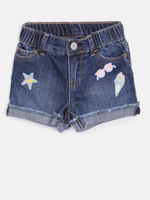 

GAP Girl Denim Shorts, Navy blue