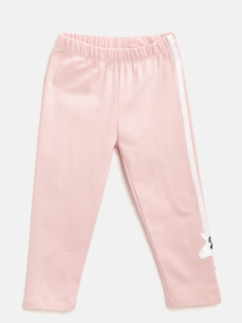 

GAP Girls GapFit Kids Crop Leggings, Pink