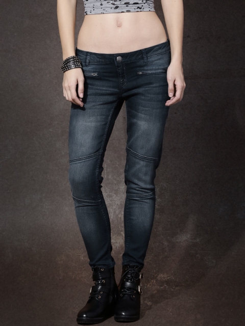 

Roadster Women Blue Regular Fit Low-Rise Clean Look Jeans