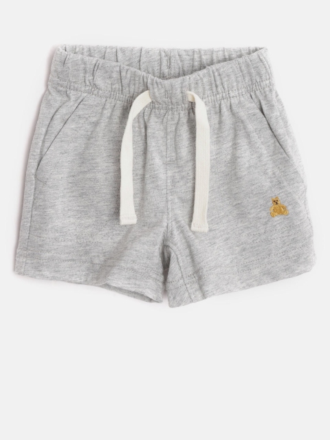 

GAP Baby Boy's Pull-On Shorts, Grey melange