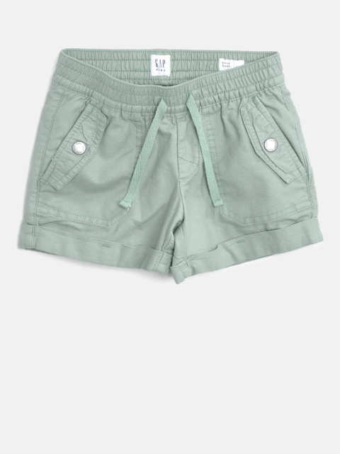 

GAP Girls Cargo Pull-On Shorts, Green