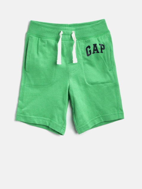 

GAP Baby Boy Logo Graphic Shorts, Green
