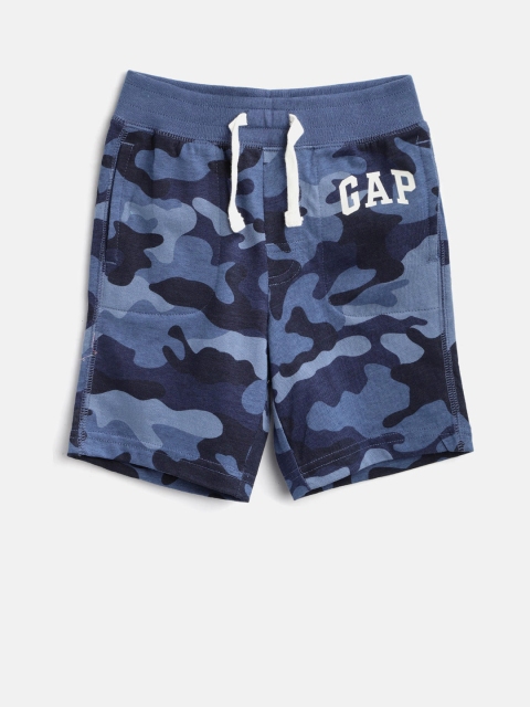

GAP Baby Boy Logo Graphic Shorts, Navy blue