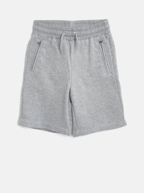 

GAP Boys' Pull-On Shorts, Grey melange