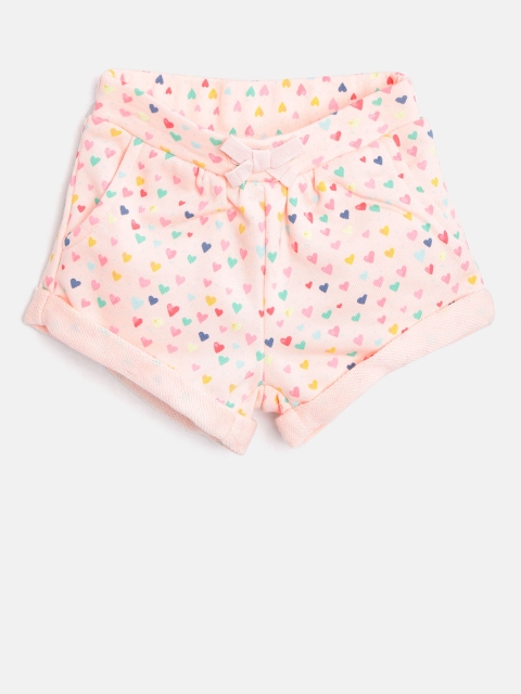 

GAP Baby Girl Print Shorts, Peach