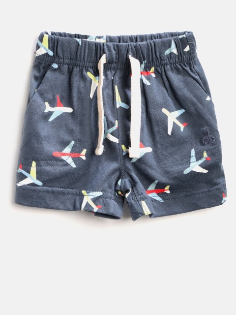 

GAP Baby Boy's Print Pull-On Shorts, Navy blue
