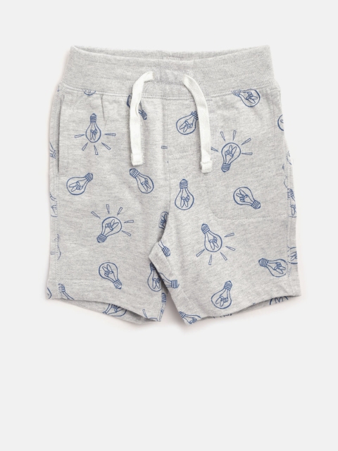 

GAP Boy 3" Pull-On Cargo Shorts, Grey melange