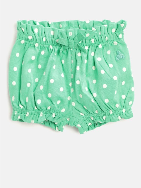 

GAP Baby Girl Green Printed Shorts