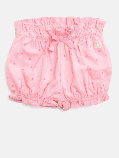 

GAP Baby Girl Print Bubble Shorts, Pink