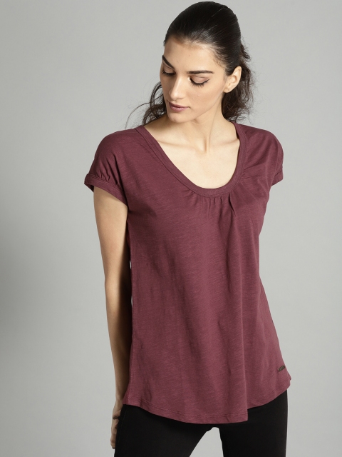 

Roadster Women Burgundy Solid Top