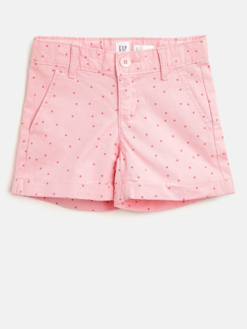 

GAP Girls Uniform Midi Shorts, Pink