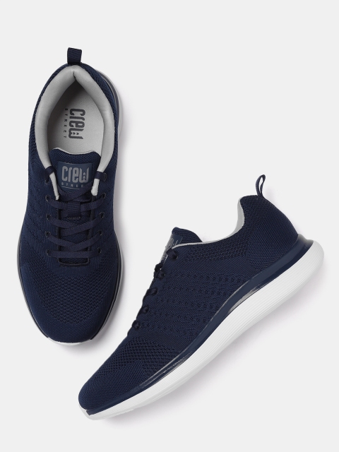 

Crew STREET Men Navy Blue Running Shoes