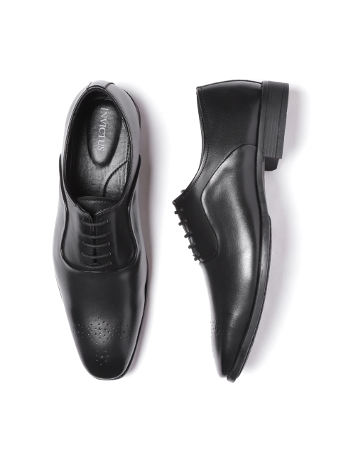 

INVICTUS Men Black Formal Oxfords
