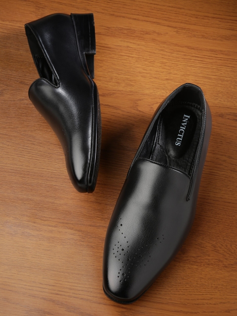 

INVICTUS Men Black Formal Slip-Ons