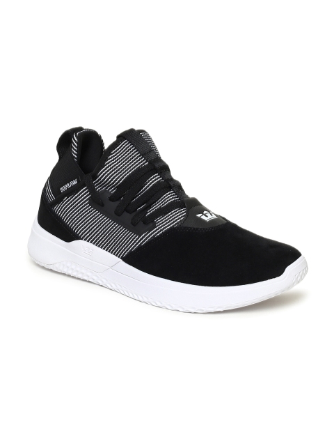 

Supra Men Black & White Titanium Sneakers