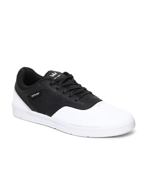 

Supra Men Black & White Saint Sneakers