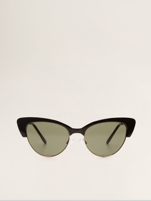 

MANGO Women Cateye Sunglasses 43010691, Green