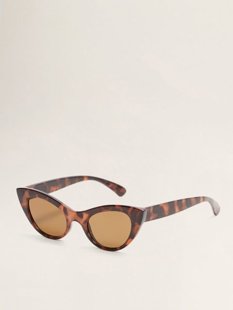 

MANGO Women Cateye Sunglasses 43020689, Brown