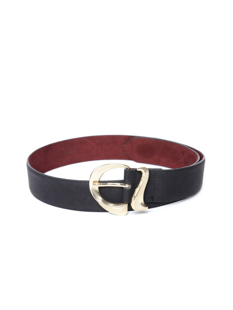 

MANGO Women Black Solid Belt