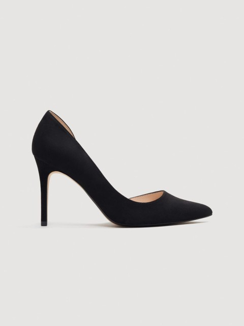 

MANGO Women Black Solid Pumps