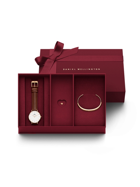 

Daniel Wellington Women Watch Gift Set DW00500322, White