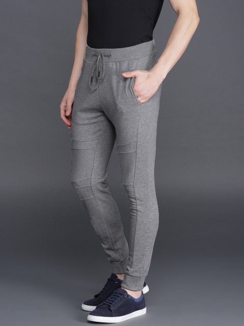 

WROGN Men Grey Solid Joggers