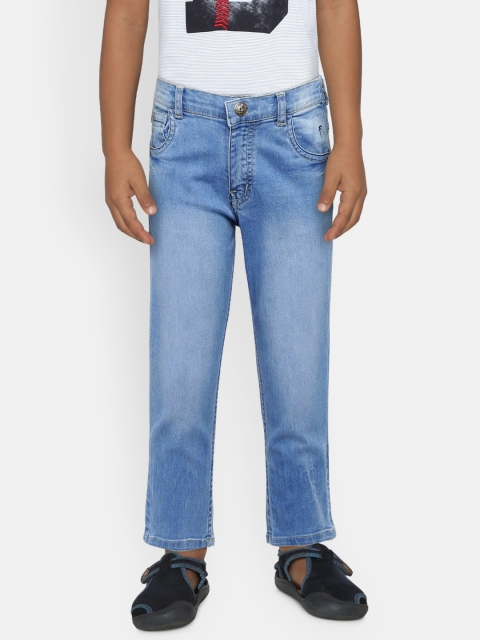 

Palm Tree Boys Blue Slim Fit Mid-Rise Clean Look Jeans