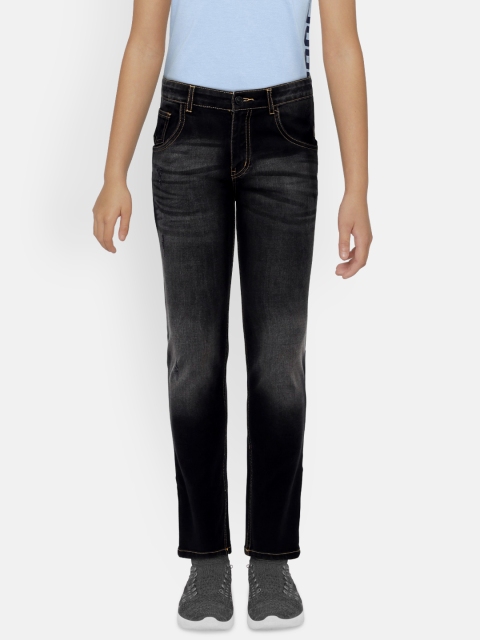 

Gini and Jony Boys Black Slim Fit Mid-Rise Clean Look Jeans