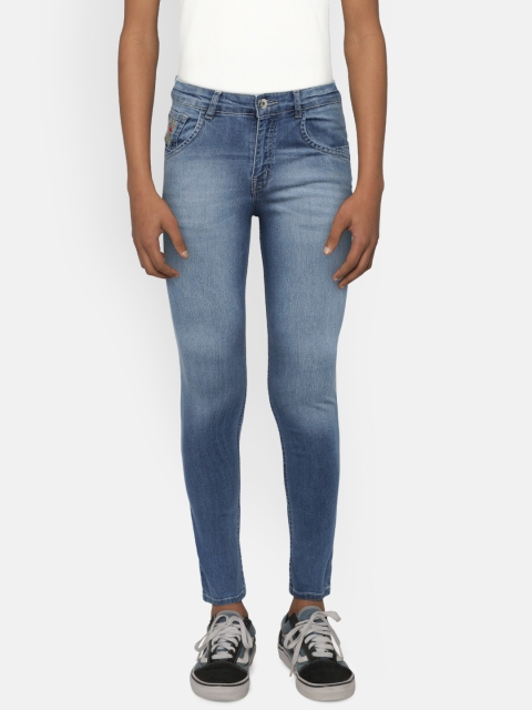 

Gini and Jony Boys Blue Slim Fit Mid-Rise Clean Look Jeans