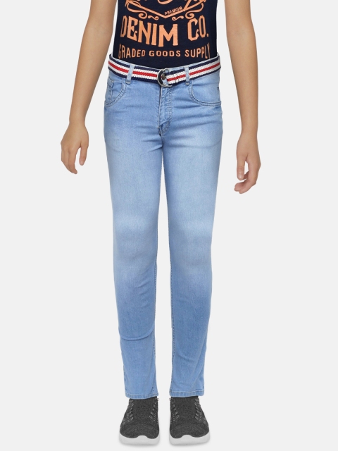 

Palm Tree Boys Blue Slim Fit Mid-Rise Clean Look Jeans